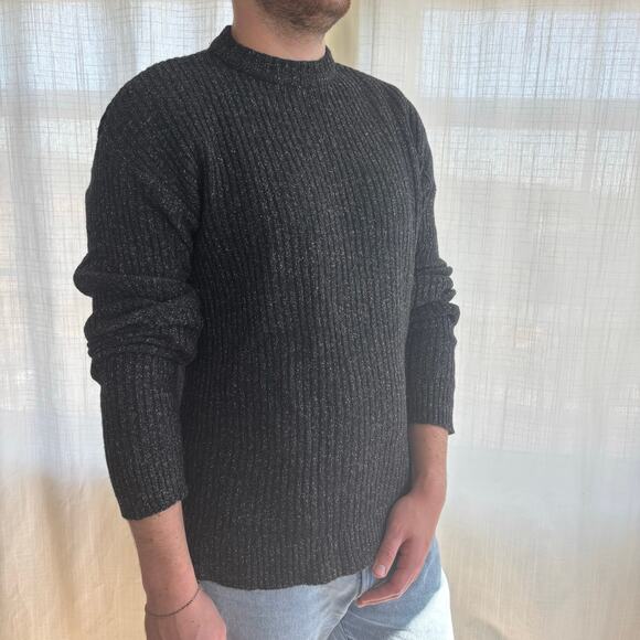 Vintage Perry Ellis Wool Silk Blend Sweater Made in Italy Mens Size Large - Picture 1 of 6